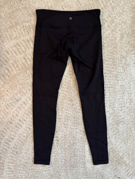 lululemon athletica Pants - Lululemon solid black long length leggings, size 8 in EUC!